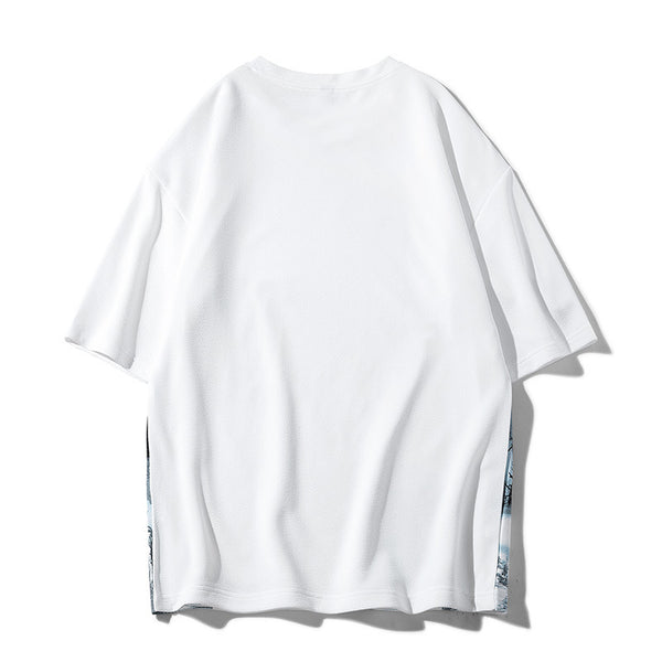 Loose Half Sleeve Round Neck T-shirt