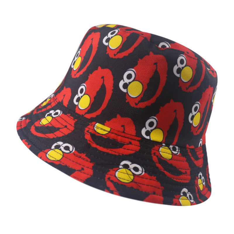 Cute Cartoon Men And Women Fisherman Hat Spring And Summer Sunshade Beach Hat