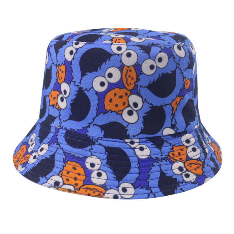 Cute Cartoon Men And Women Fisherman Hat Spring And Summer Sunshade Beach Hat