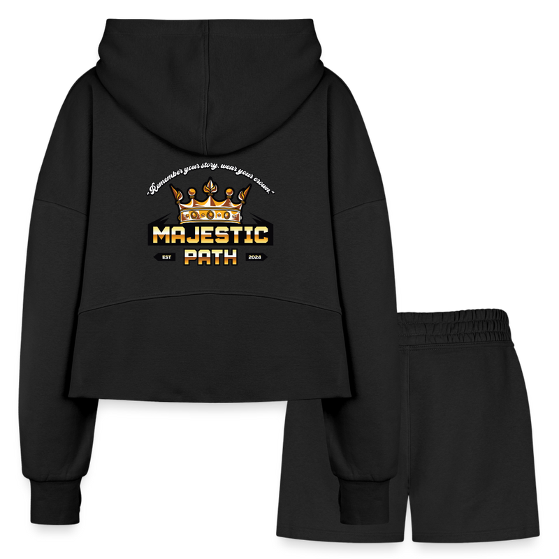 cropped hoodie