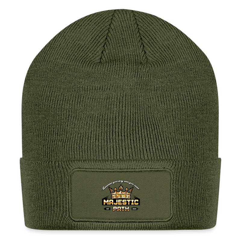patch beanie