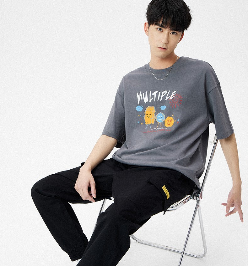 Men's Round Neck Short Sleeve T-shirt