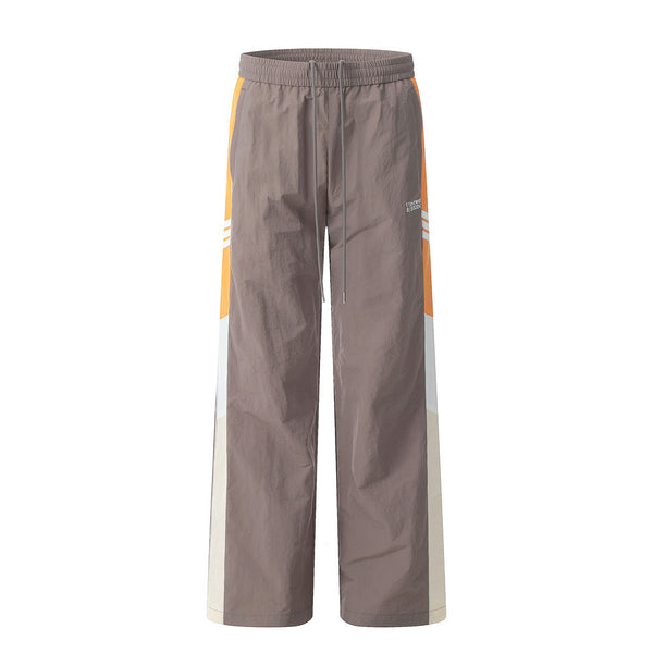 Color Blocking Sports Casual Pants Men