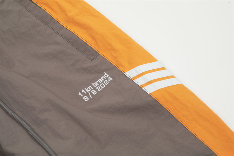 Color Blocking Sports Casual Pants Men