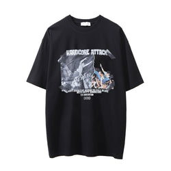 Distressed Round Neck T-shirt For Men