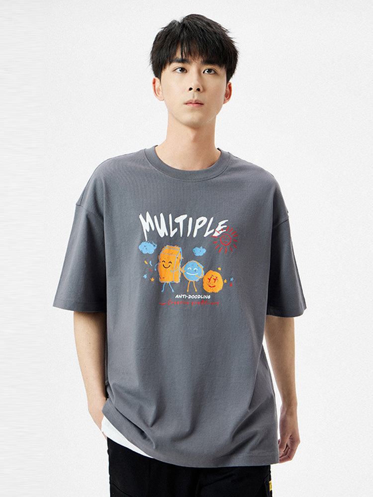 Men's Round Neck Short Sleeve T-shirt