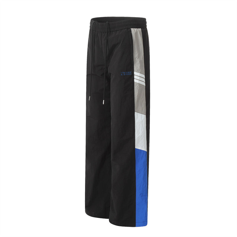 Color Blocking Sports Casual Pants Men