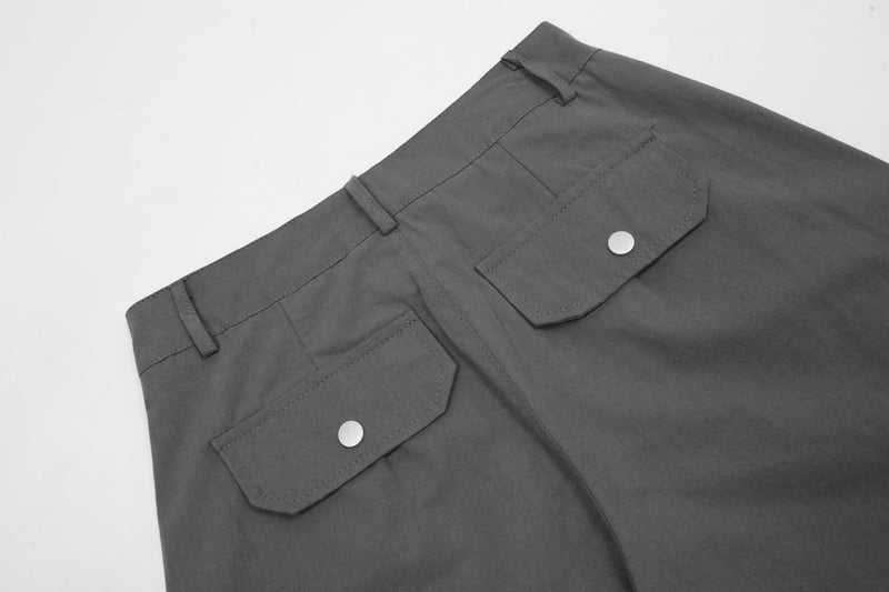 Retro Drawstring Paratrooper Casual Pants Men