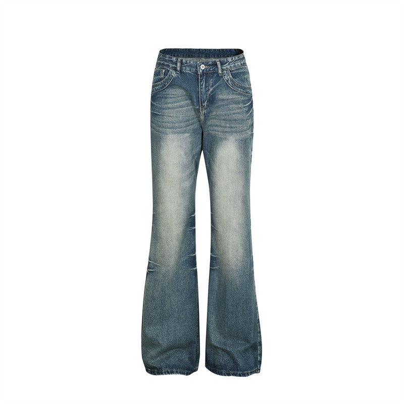 Fashion American Retro Wash Pants Men