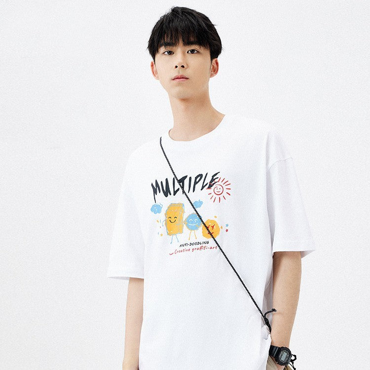 Men's Round Neck Short Sleeve T-shirt