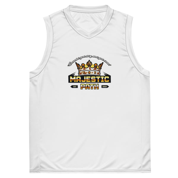 Recycled unisex basketball jersey