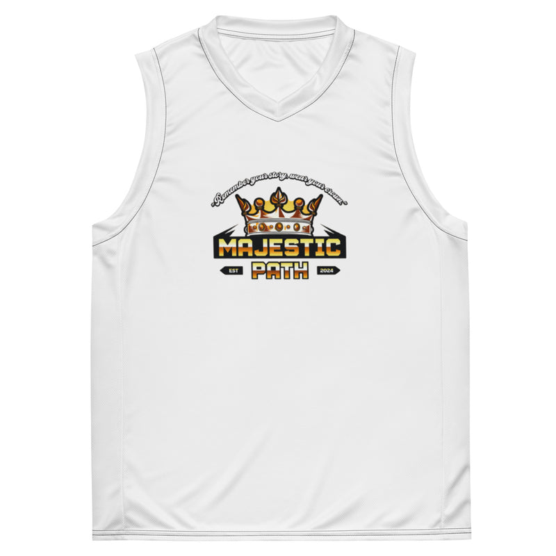 Recycled unisex basketball jersey