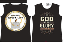Tank Top T-shirt Printed Round Neck
