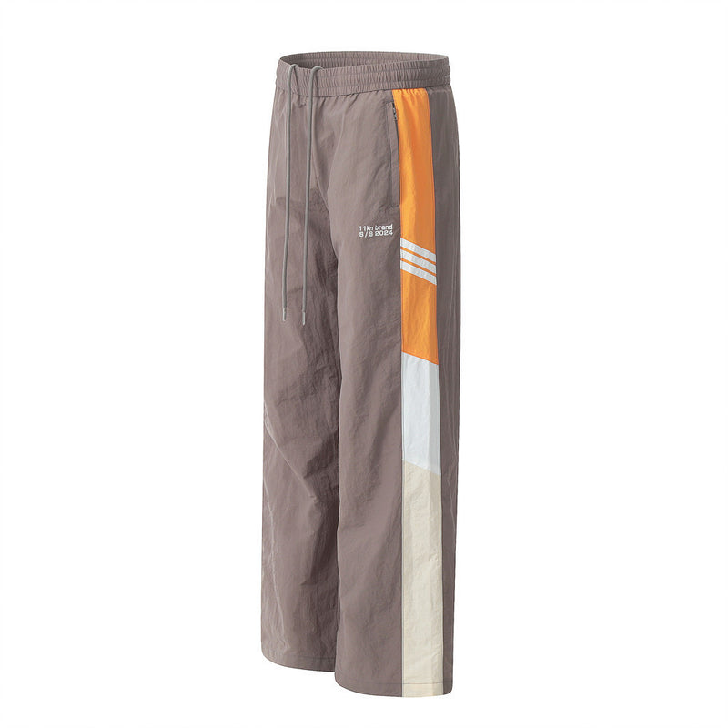Color Blocking Sports Casual Pants Men