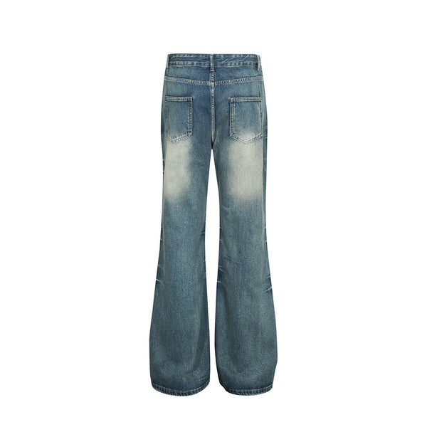 Fashion American Retro Wash Pants Men