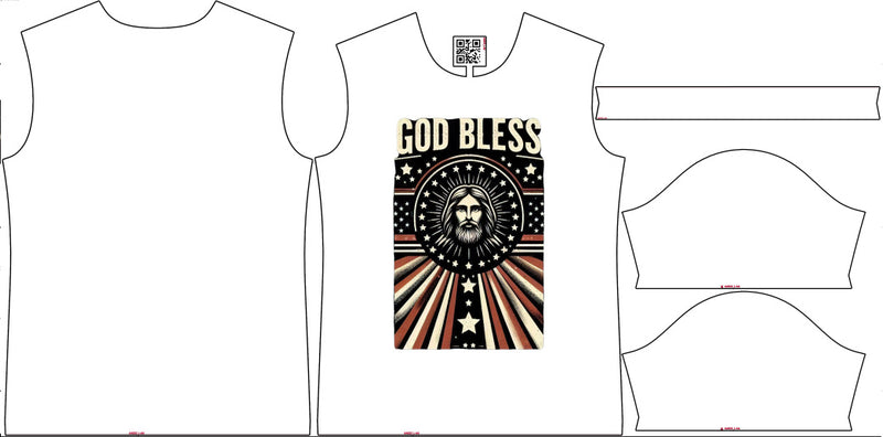 Tank Top T-shirt Printed Round Neck