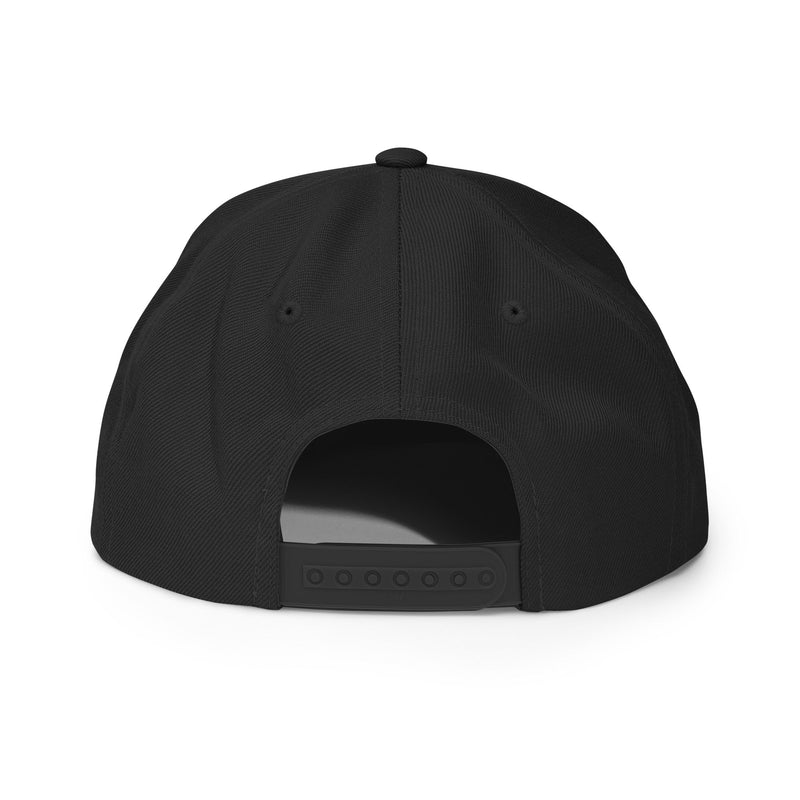 Top Black Snapback Hat 