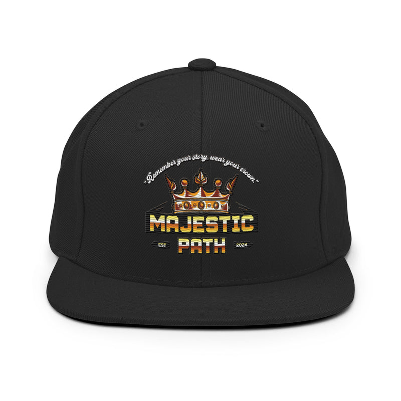 Top Black Snapback Hat 