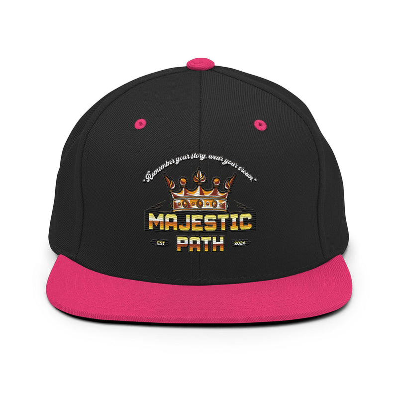 Top Black Snapback Hat 