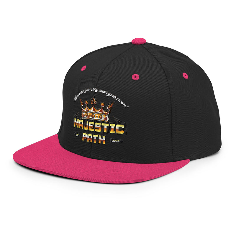 Top Black Snapback Hat 