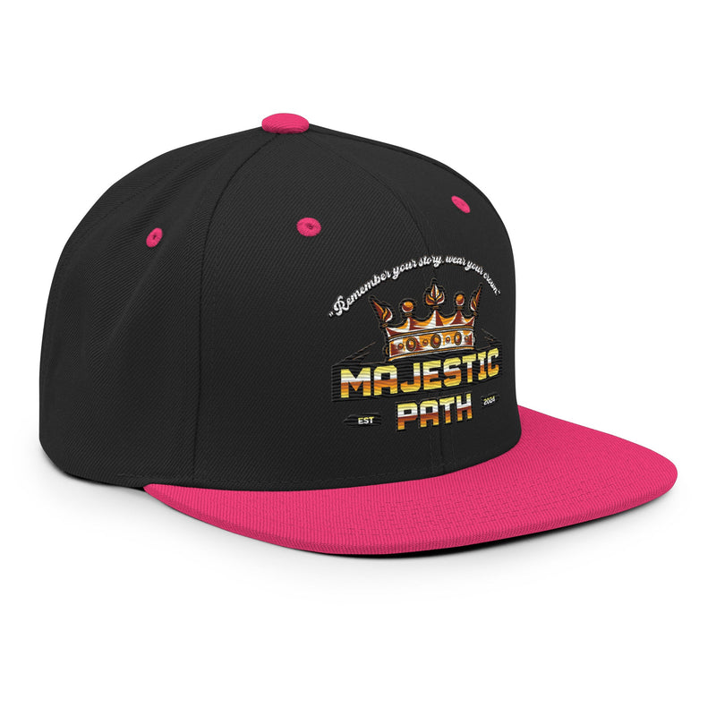 Top Black Snapback Hat 