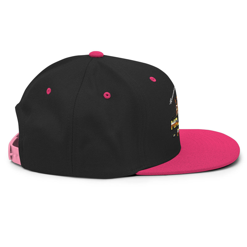 Top Black Snapback Hat 