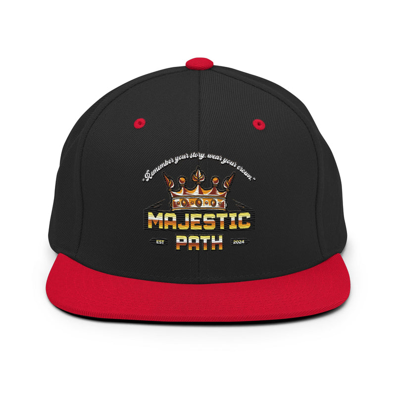 Top Black Snapback Hat 