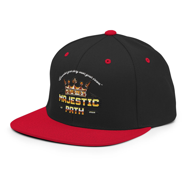 Top Black Snapback Hat 