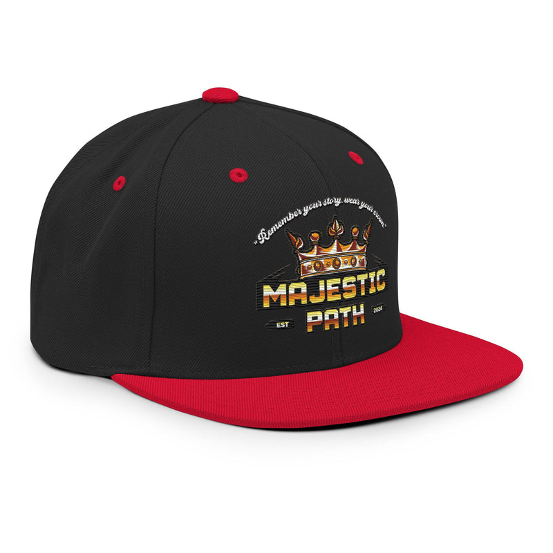 Top Black Snapback Hat 