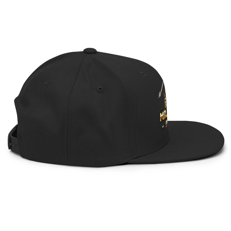 Top Black Snapback Hat 