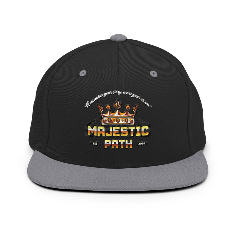 Top Black Snapback Hat 