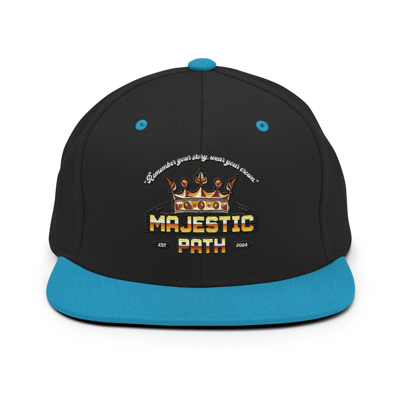 Top Black Snapback Hat 
