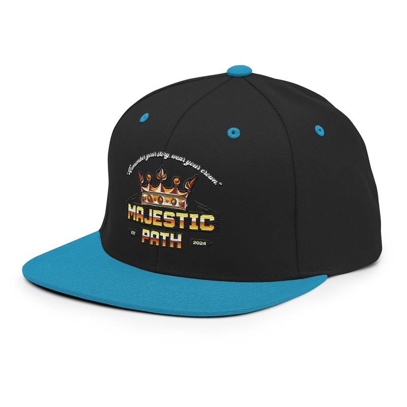 Top Black Snapback Hat 