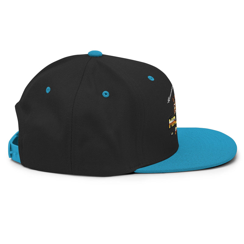 Top Black Snapback Hat 