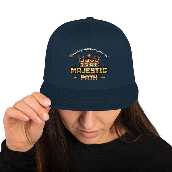 Top Black Snapback Hat 