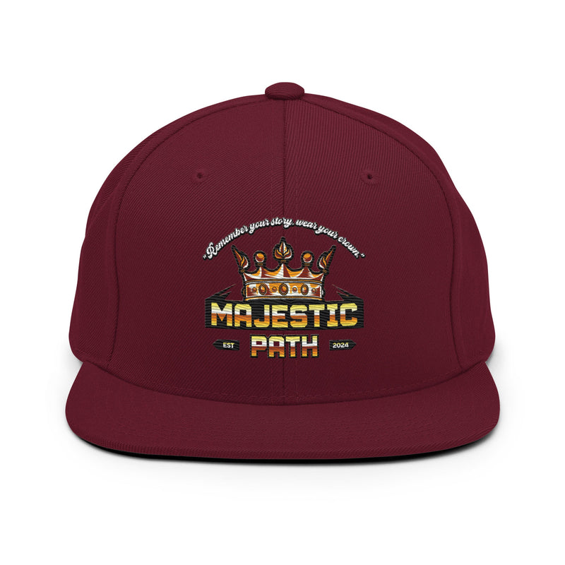  black snapback hat​