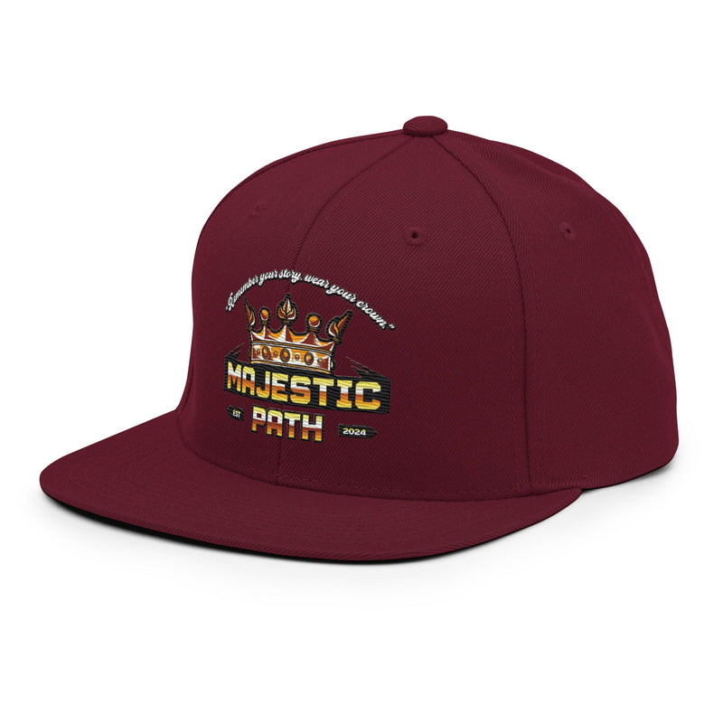  black snapback hat​