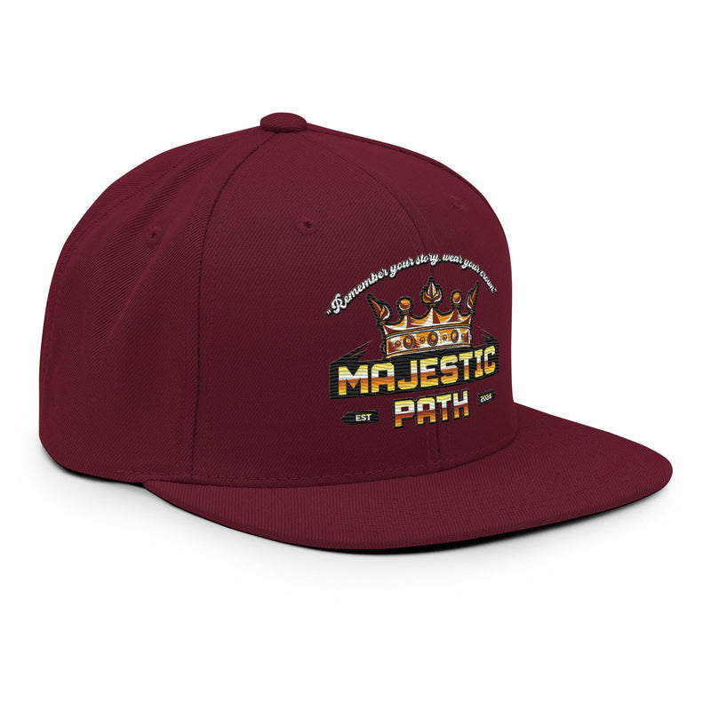  black snapback hat​