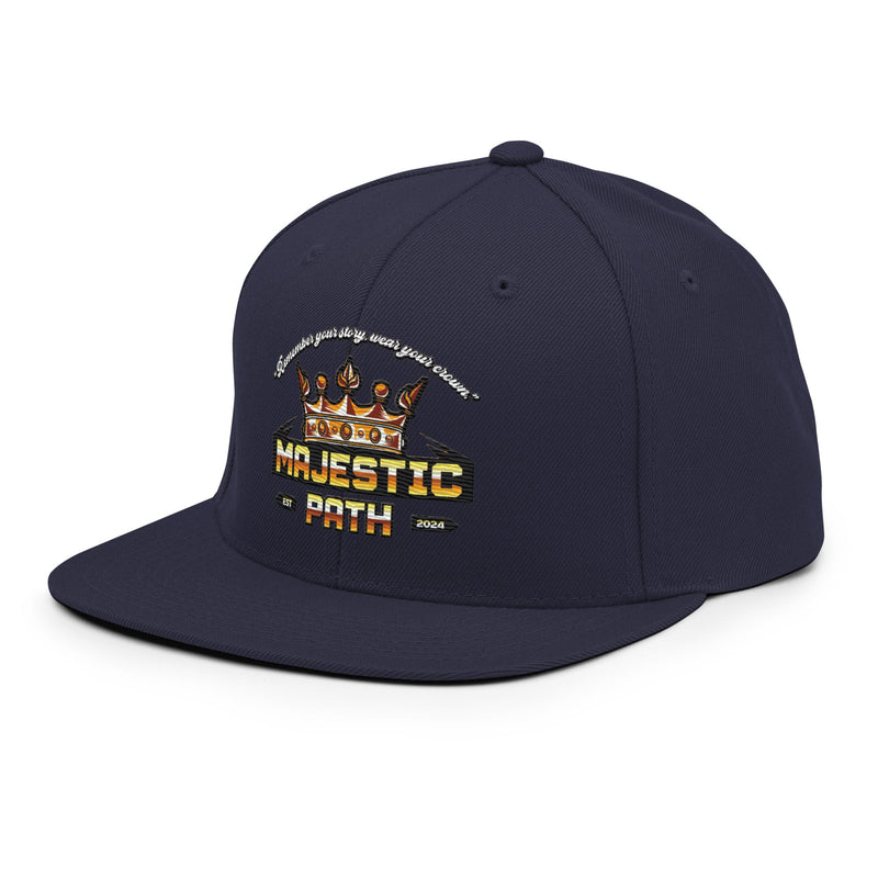  black snapback hat​