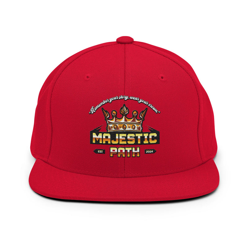  black snapback hat​