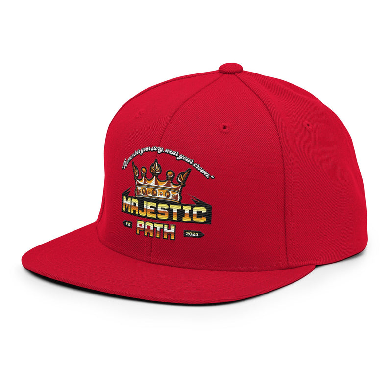  black snapback hat​