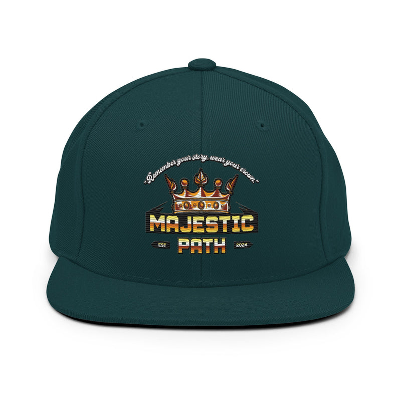  black snapback hat​