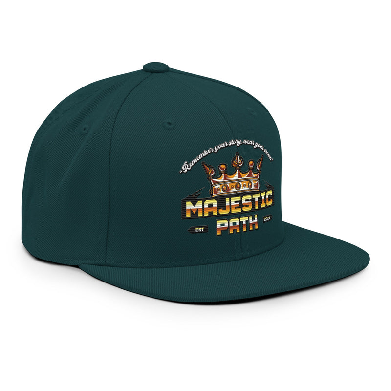  black snapback hat​