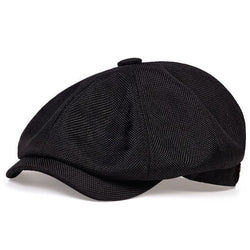Octagonal Hat Men Spring And Summer Thin Linen Breathable Duck Tongue