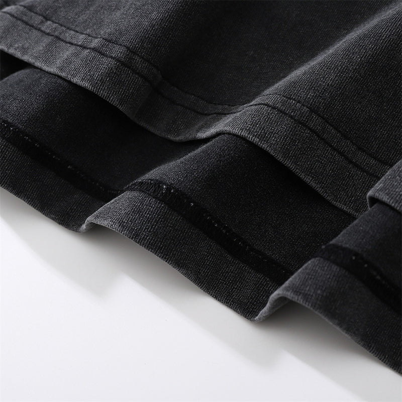 Distressed Round Neck T-shirt For Men