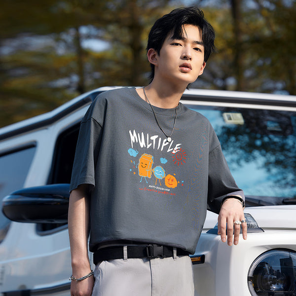 Men's Round Neck Short Sleeve T-shirt