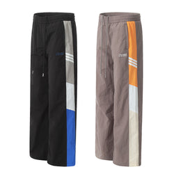 Color Blocking Sports Casual Pants Men