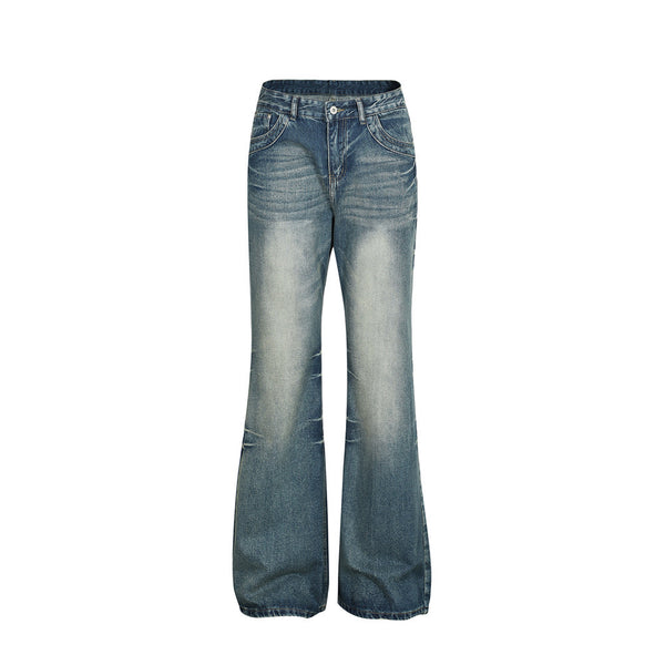 Fashion American Retro Wash Pants Men