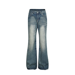 Fashion American Retro Wash Pants Men